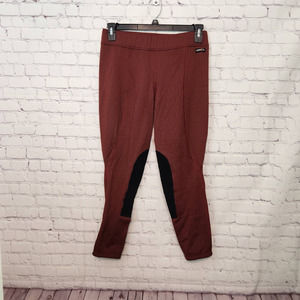 Kerrits Rust Red and Black Riding Leggings